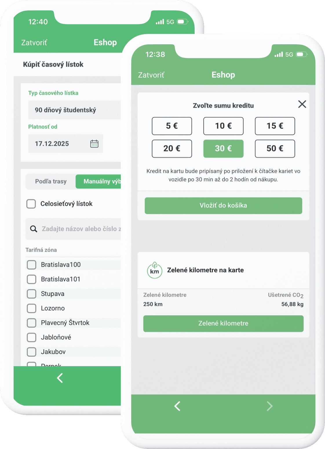 Dobite si kredit a kúpte lístky alebo dopravnú kartu cez Ubian